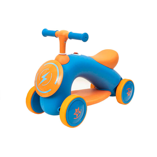 Tricicleta din plastic, fara pedale pentru copii, cu muzica si lumina, bleu Z-TOOLS / ZTS8365