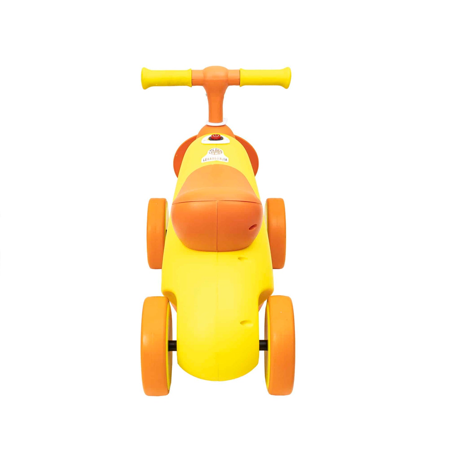 Tricicleta din plastic, fara pedale pentru copii, cu muzica si lumina, galben Z-TOOLS / ZTS8392