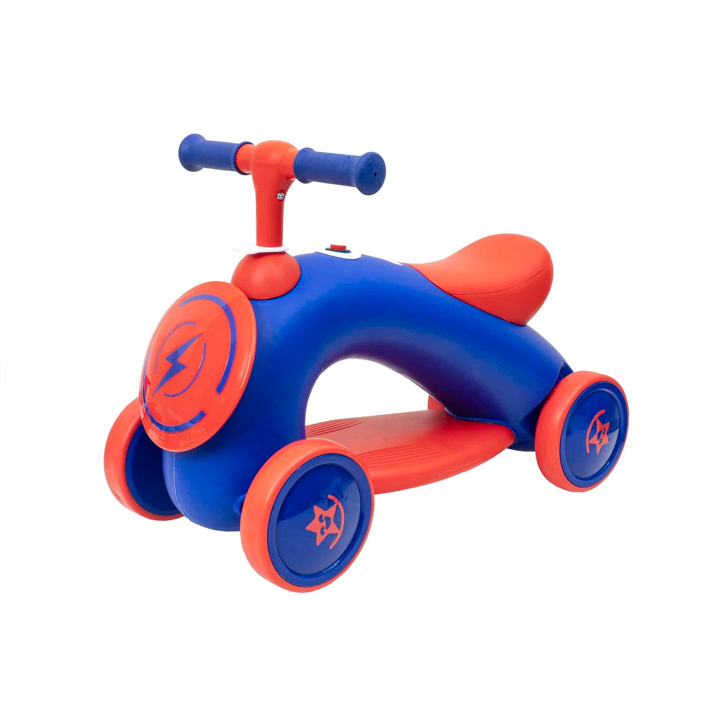 Tricicleta din plastic, fara pedale pentru copii, cu muzica si lumina, albastru Z-TOOLS / ZTS8393