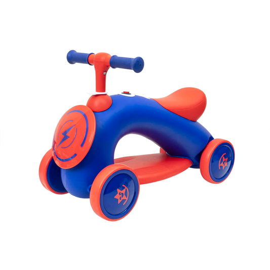 Tricicleta din plastic, fara pedale pentru copii, cu muzica si lumina, albastru Z-TOOLS / ZTS8393