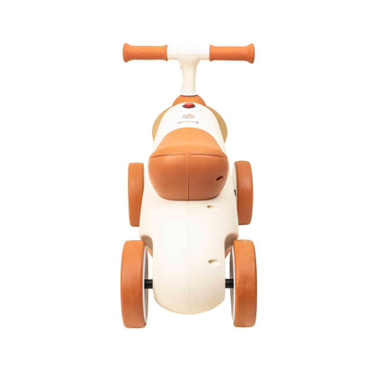 Tricicleta din plastic, fara pedale pentru copii, cu muzica si lumina, bej Z-TOOLS / ZTS8394