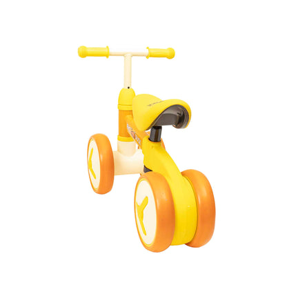 Tricicleta fara pedale pentru copii, cadru metalic galben Z-TOOLS / ZTS8395