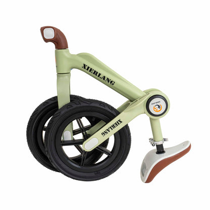 Bicicleta fara pedale, pliabila, pentru copii XIERLANG, roti de cauciuc si scaun reglabil, +3ani, verde Z-TOOLS / ZTS8448
