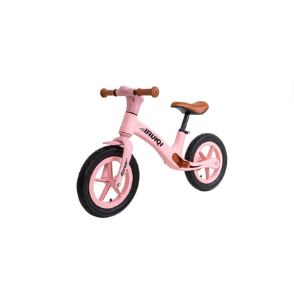 Bicicleta fara pedale pentru copii IRUIQI, roti de cauciuc si scaun reglabil, +3ani, roz Z-TOOLS / ZTS8454