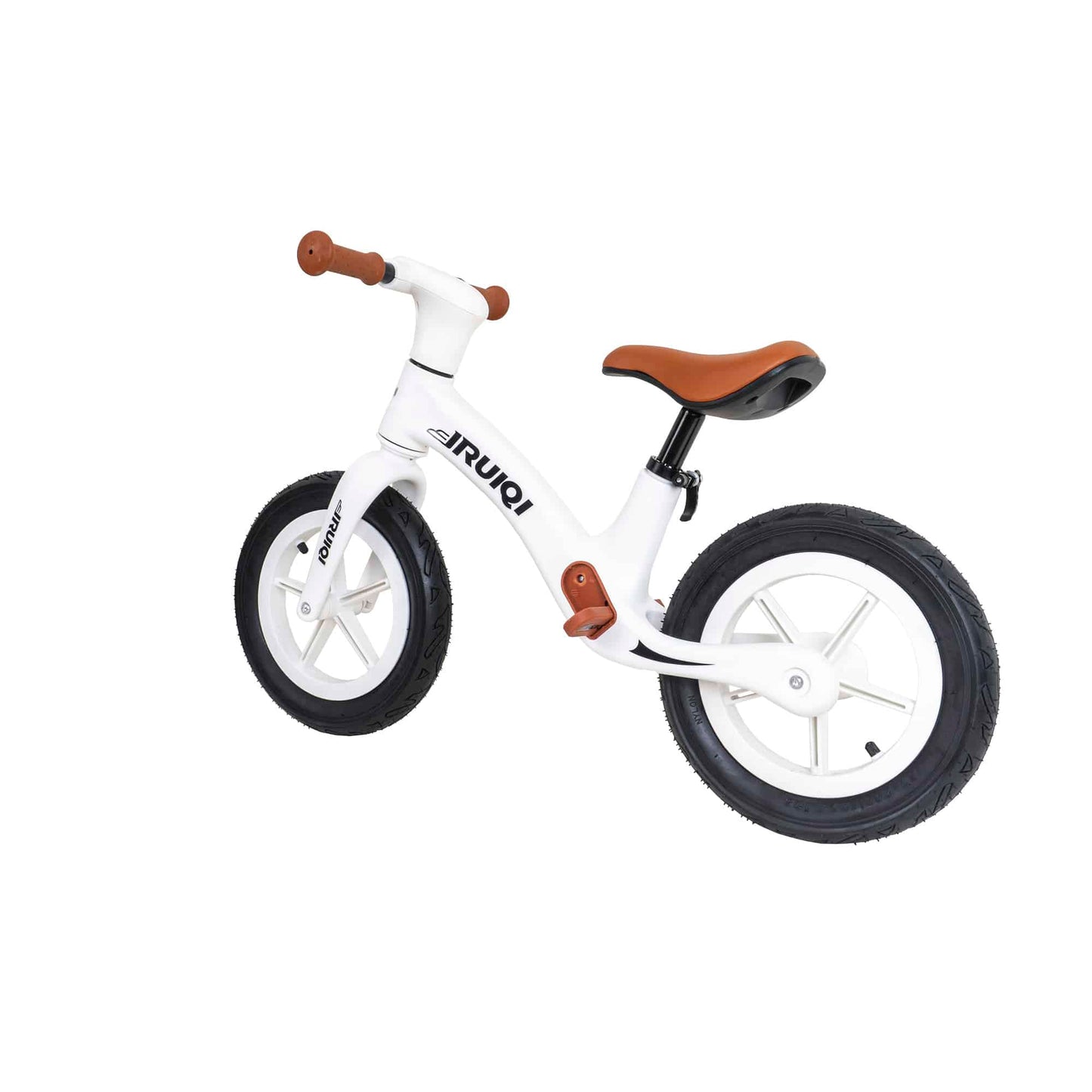 Bicicleta fara pedale pentru copii IRUIQI, roti de cauciuc si scaun reglabil, +3ani, alb Z-TOOLS / ZTS8481