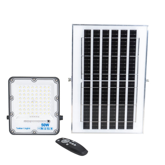 Proiector led cu incarcare solara, 50W, panou separat, cu telecomanda IP66 Z-TOOLS / ZTS8561