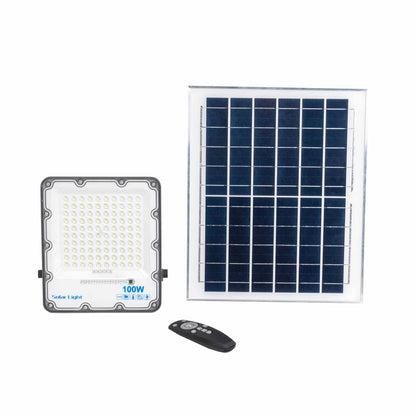 Proiector led cu incarcare solara, 100W, panou separat, cu telecomanda IP66 Z-TOOLS / ZTS8562