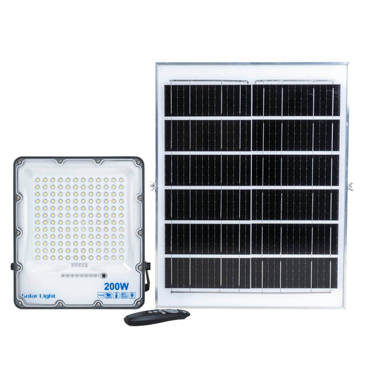 Proiector led cu incarcare solara, 200W, panou separat, cu telecomanda IP66 Z-TOOLS / ZTS8564