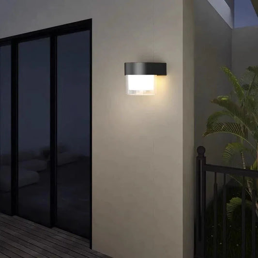 Lampă LED de perete, rotundă, încărcare solară, Z-TOOLS / ZTS8604