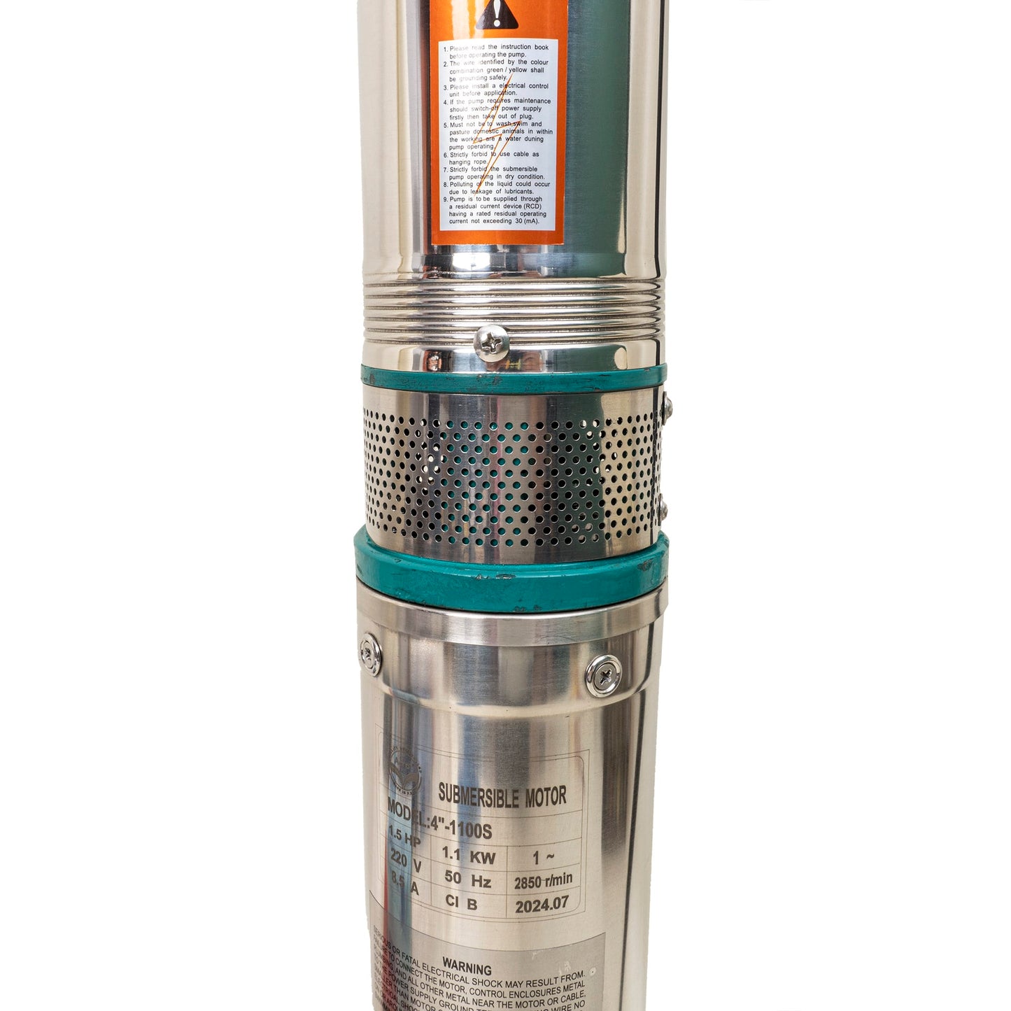 Pompa submersibila cu turbina, din inox, 1100W, lungime cablu 1.5m, Z-TOOLS / ZTS8643