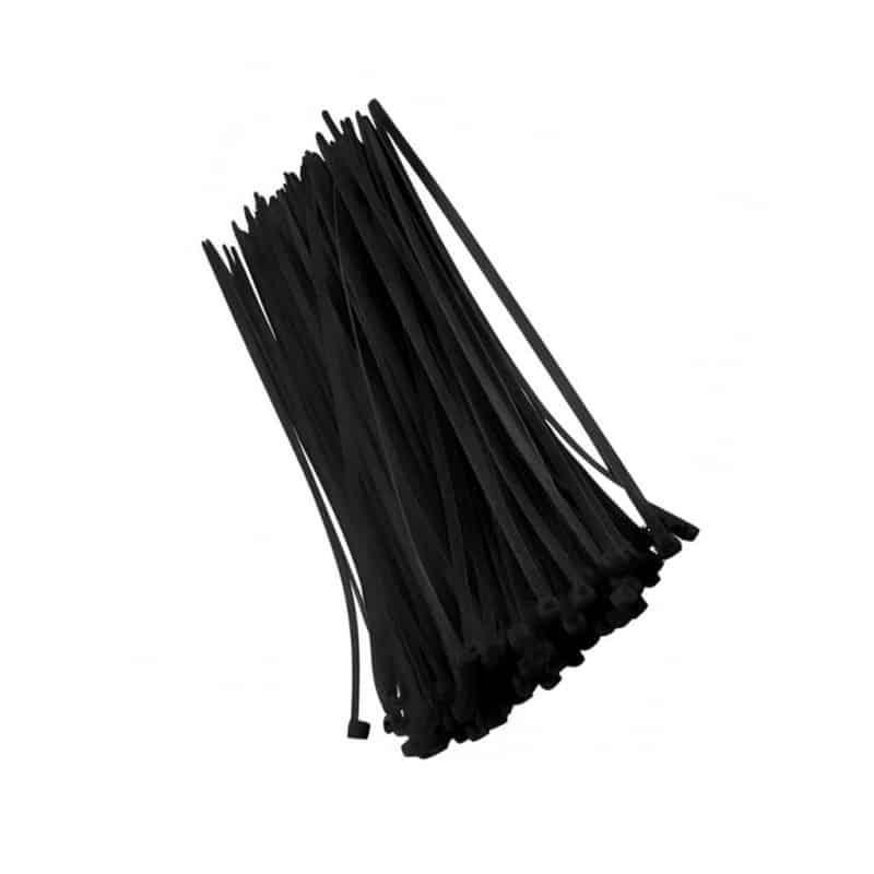 Set 100buc coliere PVC 3.6x350mm negru Z-TOOLS / ZTS8780 - 221.ro