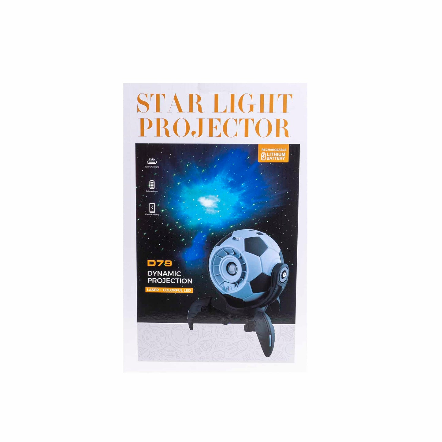 Proiector model minge, cu proiectie pe perete, albastru Z-TOOLS / ZTS8968