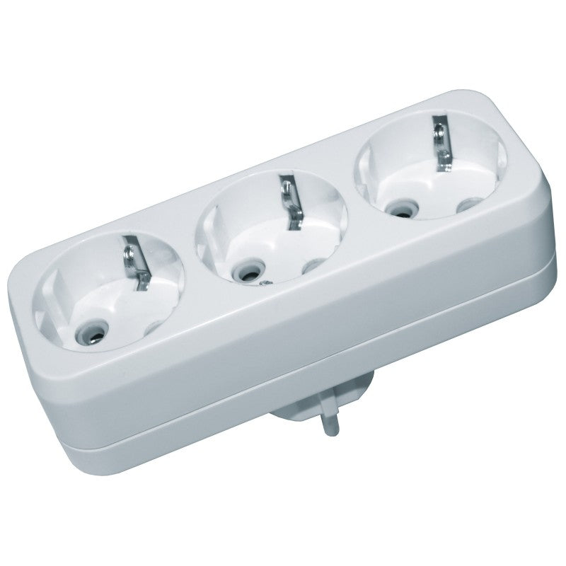 Triplu ștecher 3 prize, 16A, 250V, Z-TOOLS  / ZTS9065