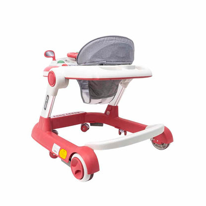 Premergator cu 6 roti silentioase, 6luni+, sezut reglabil, pliere usoara, roz Z-TOOLS / ZTS9109