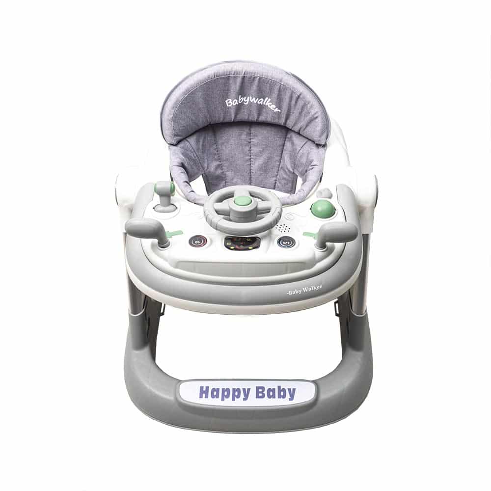 Premergator cu 6 roti silentioase, 6luni+, sezut reglabil, pliere usoara, gri Z-TOOLS / ZTS9110