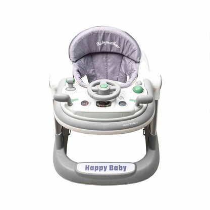 Premergator cu 6 roti silentioase, 6luni+, sezut reglabil, pliere usoara, gri Z-TOOLS / ZTS9110