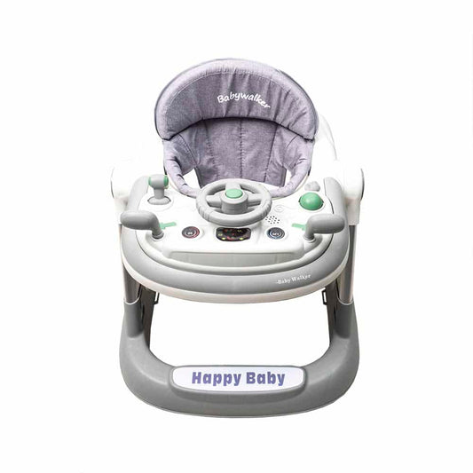 Premergator cu 6 roti silentioase, 6luni+, sezut reglabil, pliere usoara, gri Z-TOOLS / ZTS9110