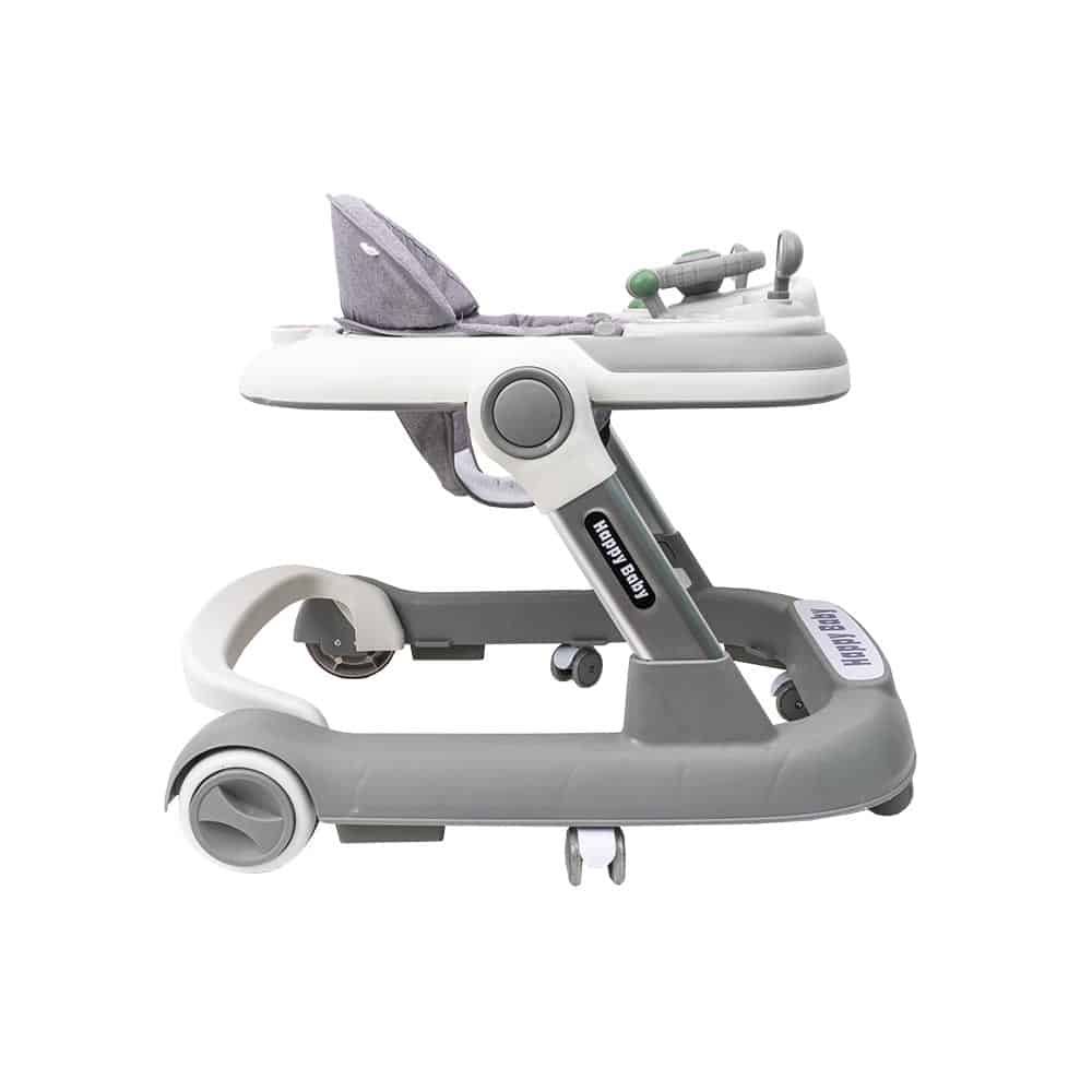 Premergator cu 6 roti silentioase, 6luni+, sezut reglabil, pliere usoara, gri Z-TOOLS / ZTS9110