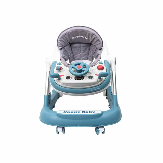 Premergator cu 6 roti silentioase, 6luni+, sezut reglabil, pliere usoara, albastru Z-TOOLS / ZTS9118