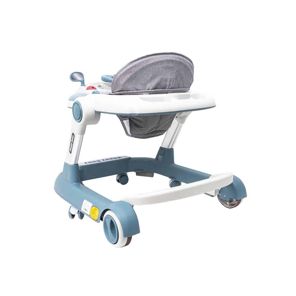 Premergator cu 6 roti silentioase, 6luni+, sezut reglabil, pliere usoara, albastru Z-TOOLS / ZTS9118