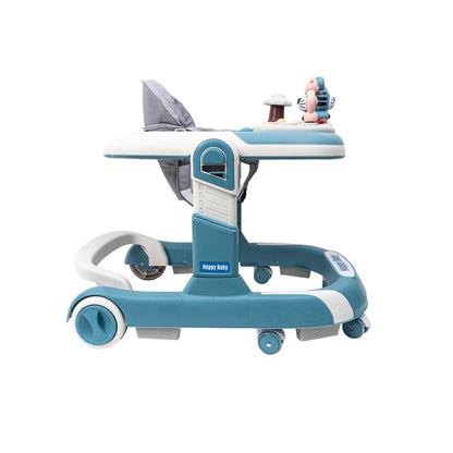 Premergator cu 6 roti silentioase, 6luni+, sezut reglabil, pliere usoara, albastru Z-TOOLS / ZTS9132