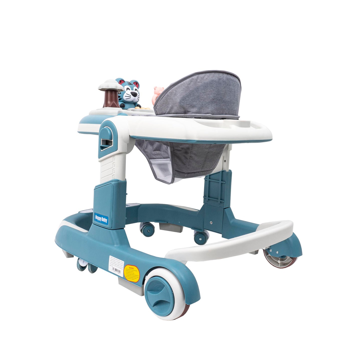 Premergator cu 6 roti silentioase, 6luni+, sezut reglabil, pliere usoara, albastru Z-TOOLS / ZTS9132