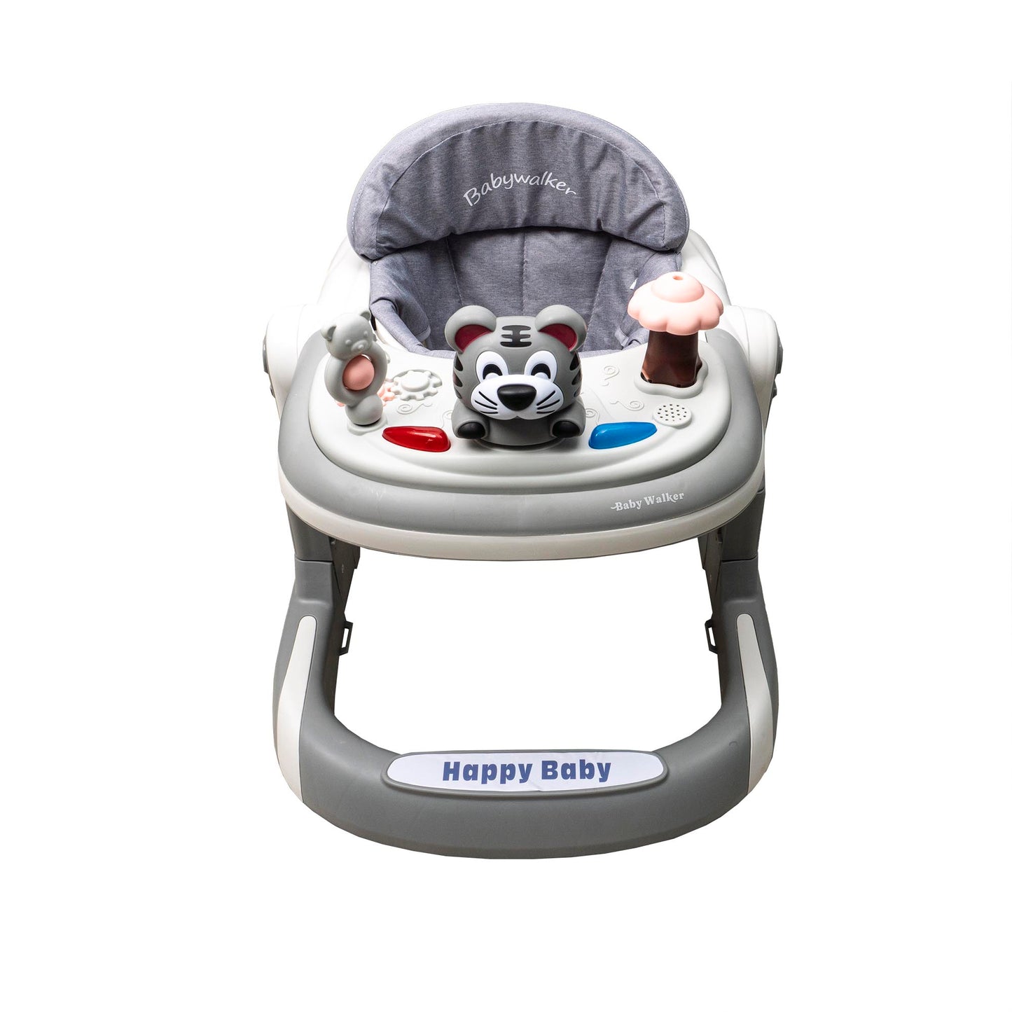 Premergator cu 6 roti silentioase, 6luni+, sezut reglabil, pliere usoara, gri Z-TOOLS / ZTS9133