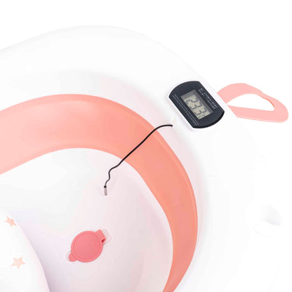 Cadita pliabila pentru bebelusi, cu termostat si pernuta, roz Z-TOOLS / ZTS9152