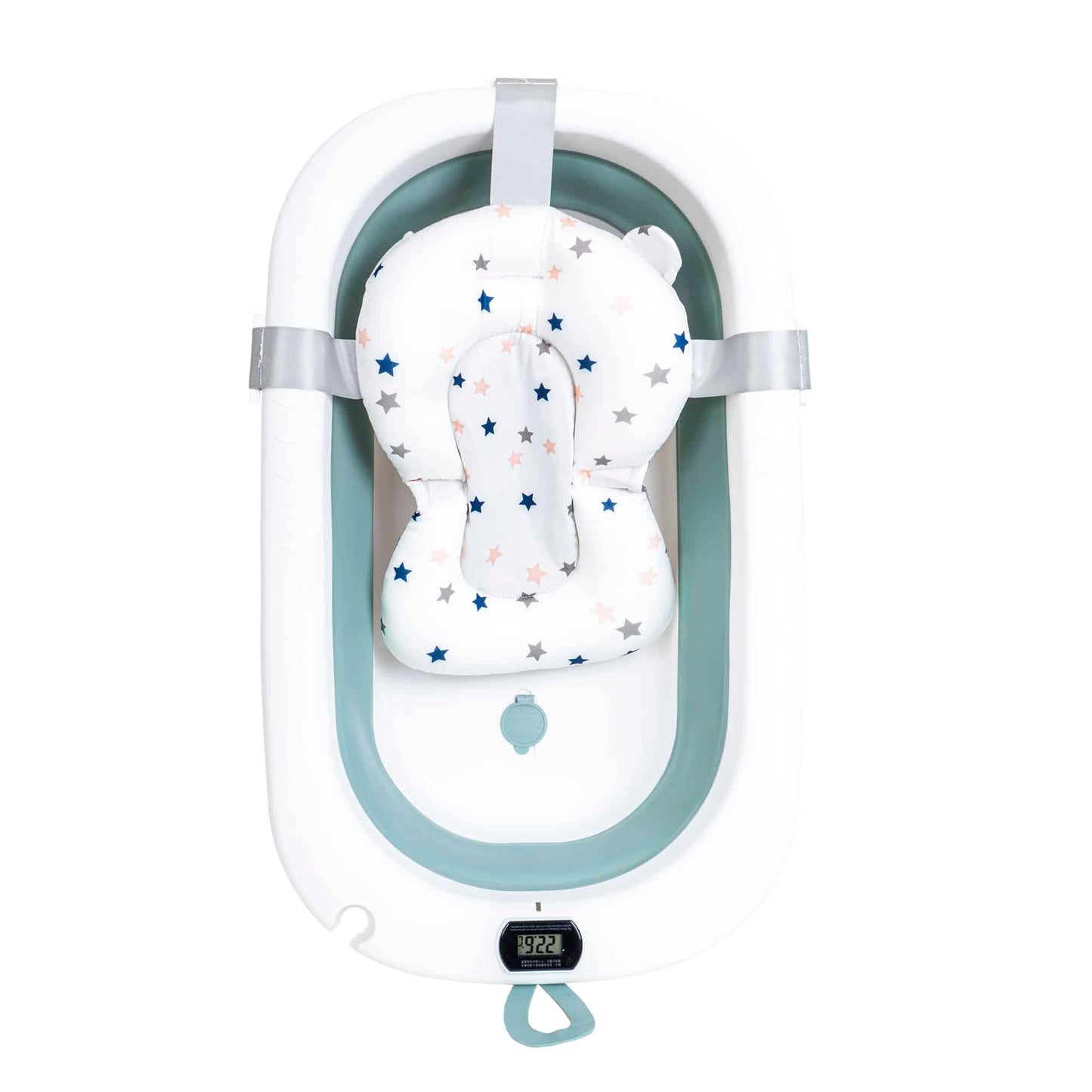 Cadita pliabila pentru bebelusi, cu termostat si pernuta, verde Z-TOOLS / ZTS9154