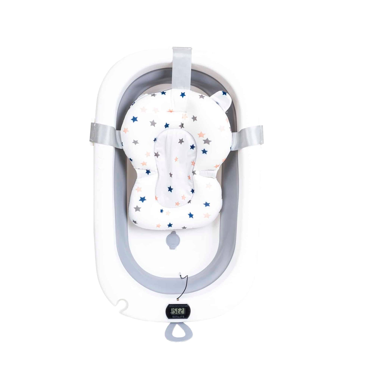 Cadita pliabila pentru bebelusi, cu termostat si pernuta, gri Z-TOOLS / ZTS9155