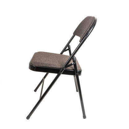 Scaun pliant tapitat cu material textil, cadru metalic, gri Z-TOOLS / ZTS9166