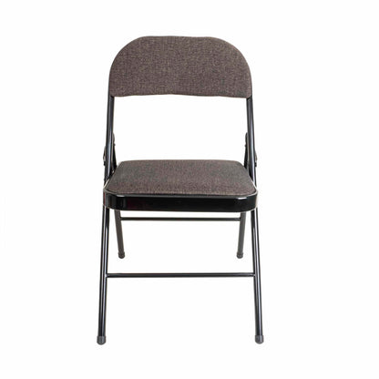 Scaun pliant tapitat cu material textil, cadru metalic, gri Z-TOOLS / ZTS9166