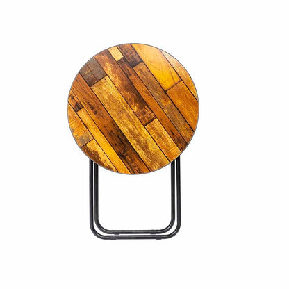 Masă rotundă pliantă, prevăzută cu blat din MDF, dimensiuni 60x60cm, Z-TOOLS / ZTS9172