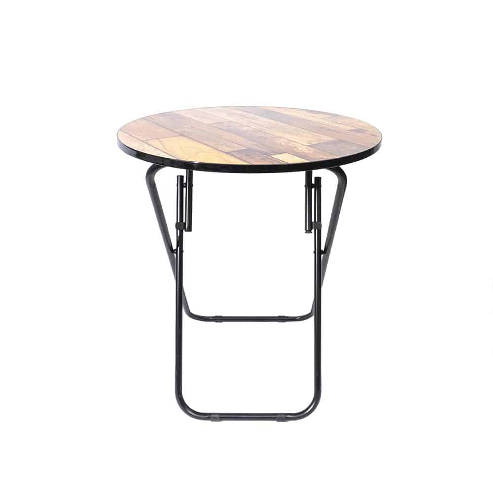 Masă rotundă pliantă, prevăzută cu blat din MDF, dimensiuni 60x60cm, Z-TOOLS / ZTS9172