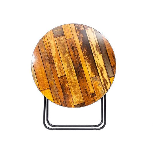 Masă rotundă pliantă, prevăzută cu blat din MDF, dimensiuni 80x80cm, Z-TOOLS / ZTS9173