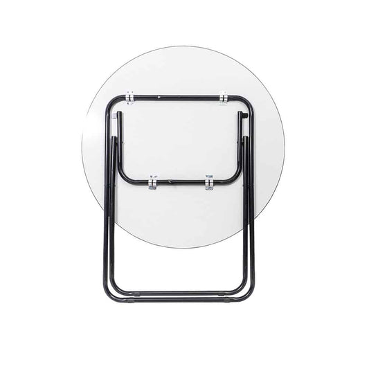 Masă rotundă pliantă, prevăzută cu blat din MDF, dimensiuni 80x80cm, Z-TOOLS / ZTS9173