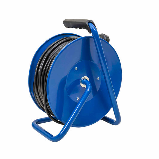 Rola prelungitor cablu cu 4 prize, 3×2.5mm, 50m, metalica Z-TOOLS / ZTS9187