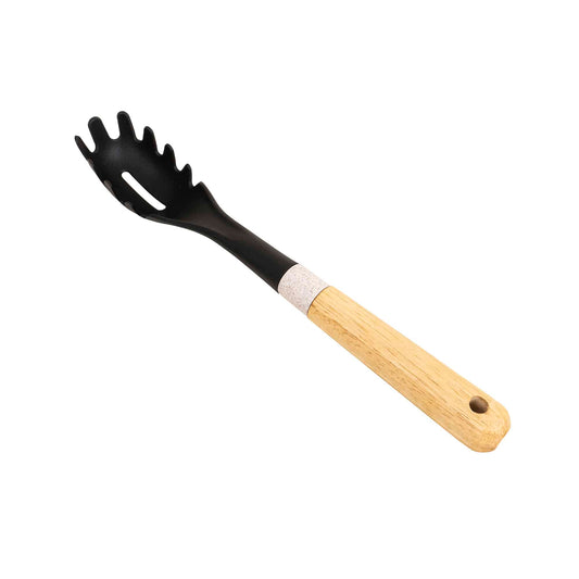 Lingura de salata din plastic, cu maner maro, model CY-12-1, lungime 33cm Z-TOOLS / ZTS9248