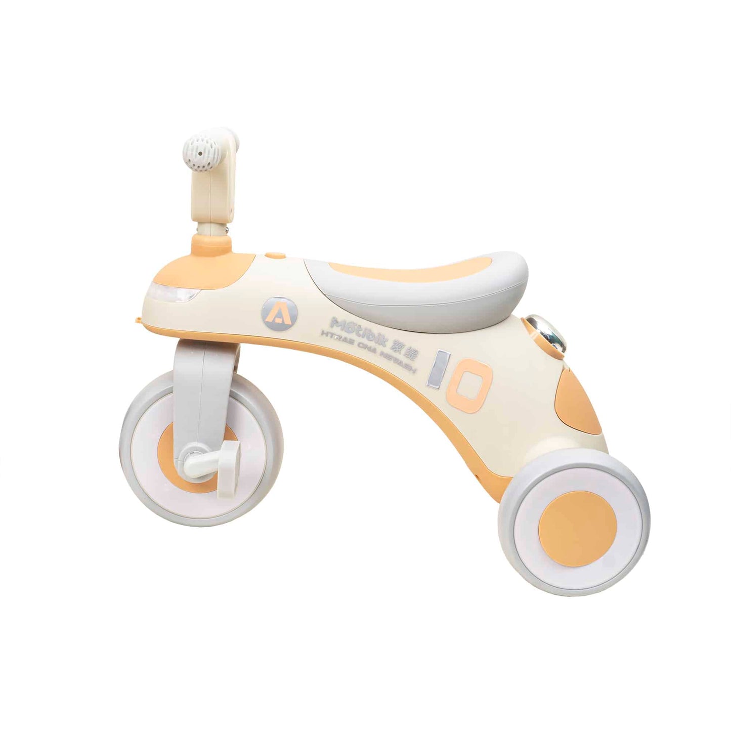 Tricicleta din plastic, cu pedale pentru copii, cu muzica si lumina, galben Z-TOOLS / ZTS9280