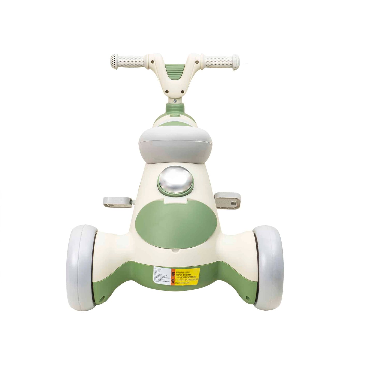 Tricicleta din plastic, cu pedale pentru copii, cu muzica si lumina, verde Z-TOOLS / ZTS9281