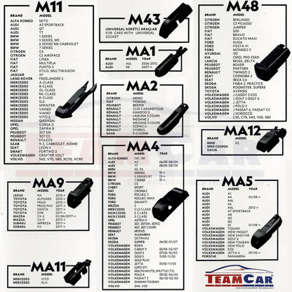 Ștergătoare Ford Mondeo IV, Mk4 Sedan (2007–2014) TeamCar® – Set față - 221.ro