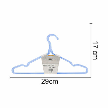 Set 10 umerase, haine copii, Naimeed D5543, invelis silicon, Albastru, 29x17cm