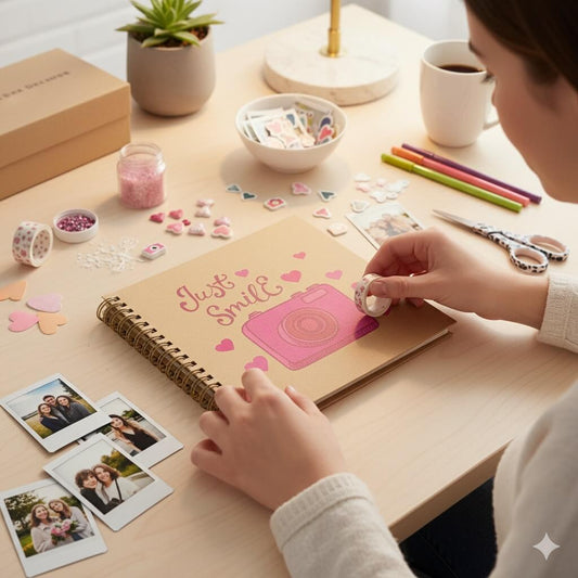 Album foto hârtie copertă Just Smile