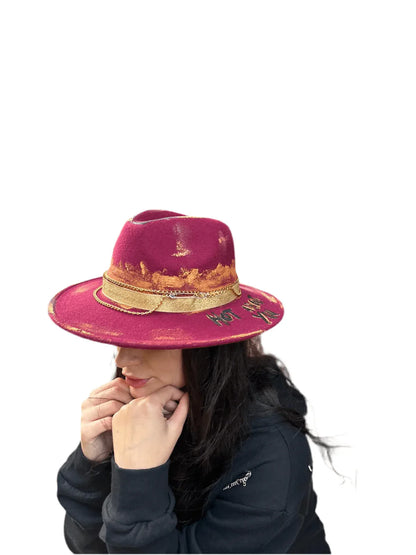 Artistic Hat - Handpainted Premium