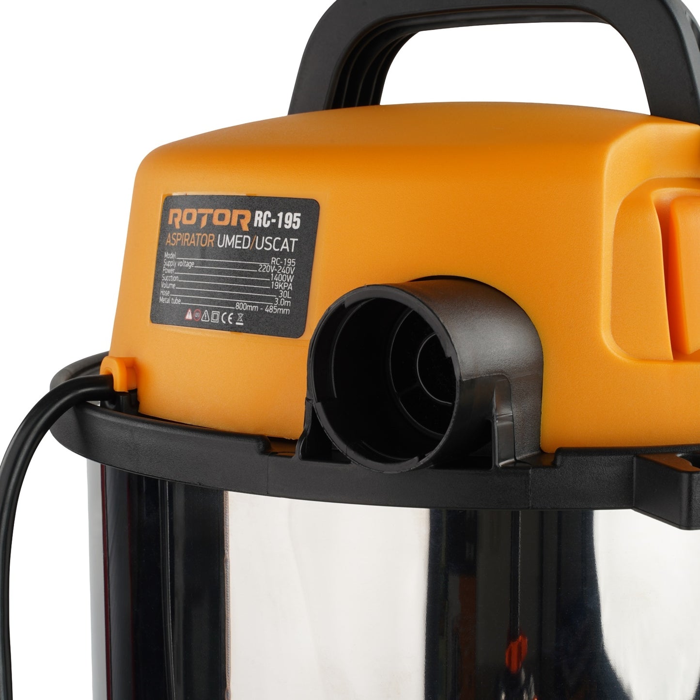 Aspirator umed-uscat ROTOR RC-195, 1400 W, 30 L, 19 KPA