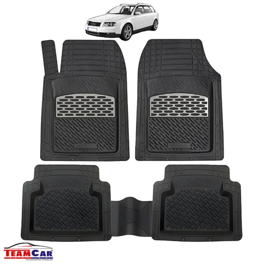 Covorașe Universale Tip Tăviță TEAMCAR® Audi A4 B6 Variant (2000–2004), Set 5 Bucăți, Silver - 221.ro