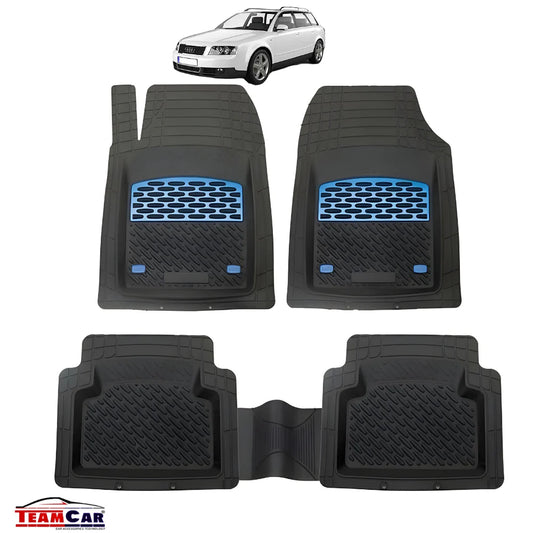 Covorașe Universale Tip Tăviță TEAMCAR® Audi A4 B6 Variant (2000–2004), Set 5 Bucăți, Blue