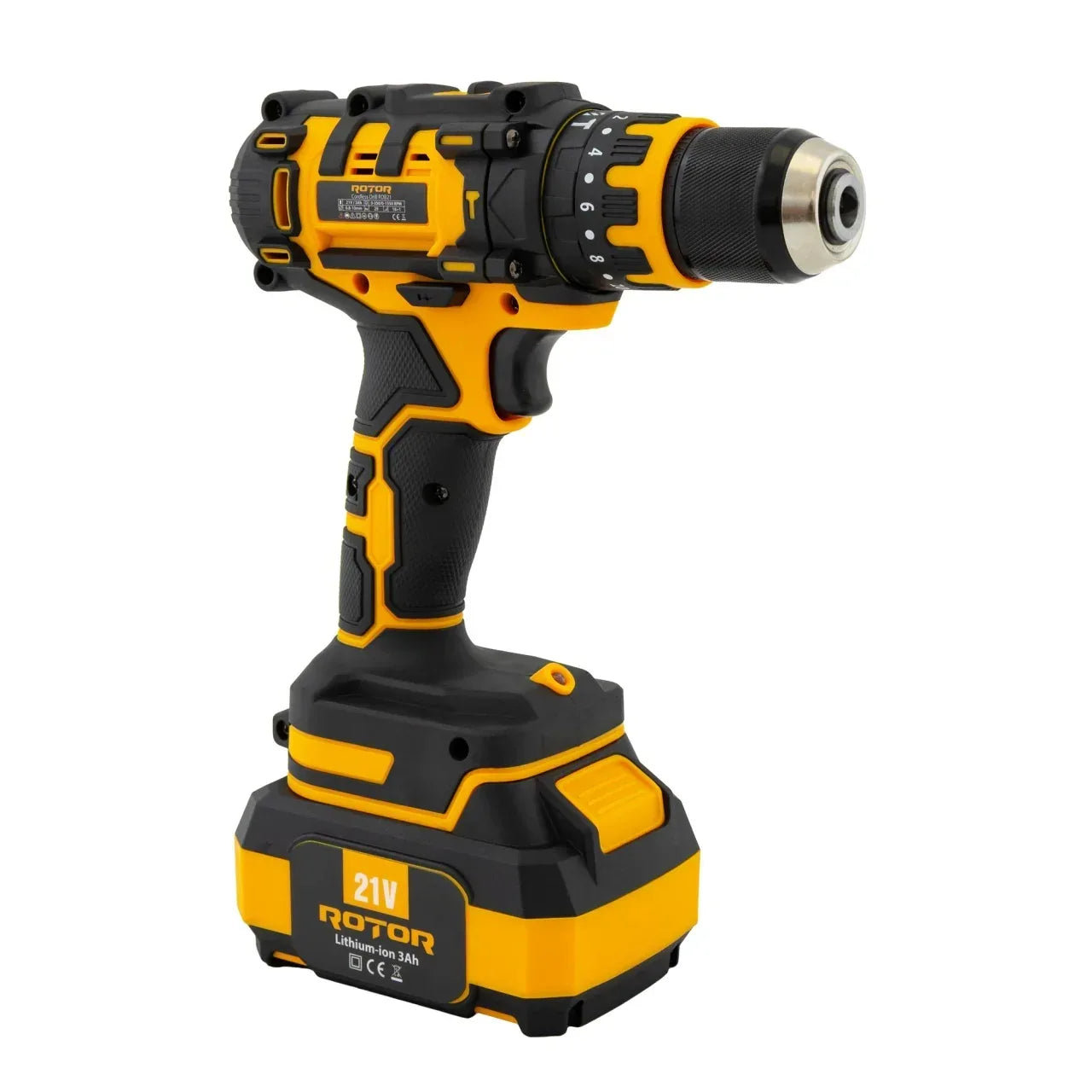 Autofiletanta cu doi acumulatori ROTOR RDB21 21 V /3 Ah, 1350 Rot/min, 18+1, 30 Nm, Brushless - 221.ro