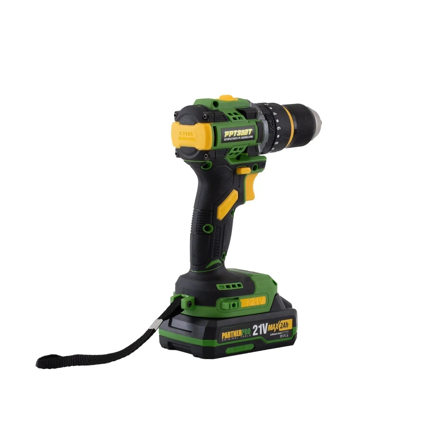 Autofiletanta cu impact pe acumulator PARTNERPRO PPT332T , 2x acumulatori 21V/2Ah, Brushless, 620 W - 221.ro