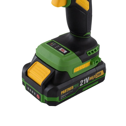 Autofiletanta cu impact pe acumulator PARTNERPRO PPT332T , 2x acumulatori 21V/2Ah, Brushless, 620 W - 221.ro